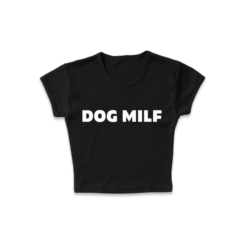 La Basica: Dog MILF Crop tee