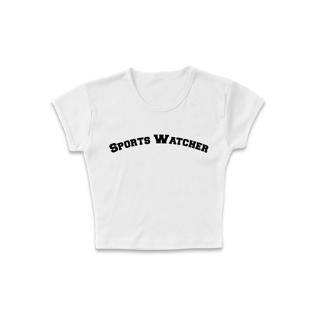 La Basica: Sports Watcher Crop tee